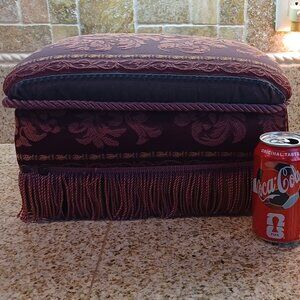 Vintage footstool/sewing box